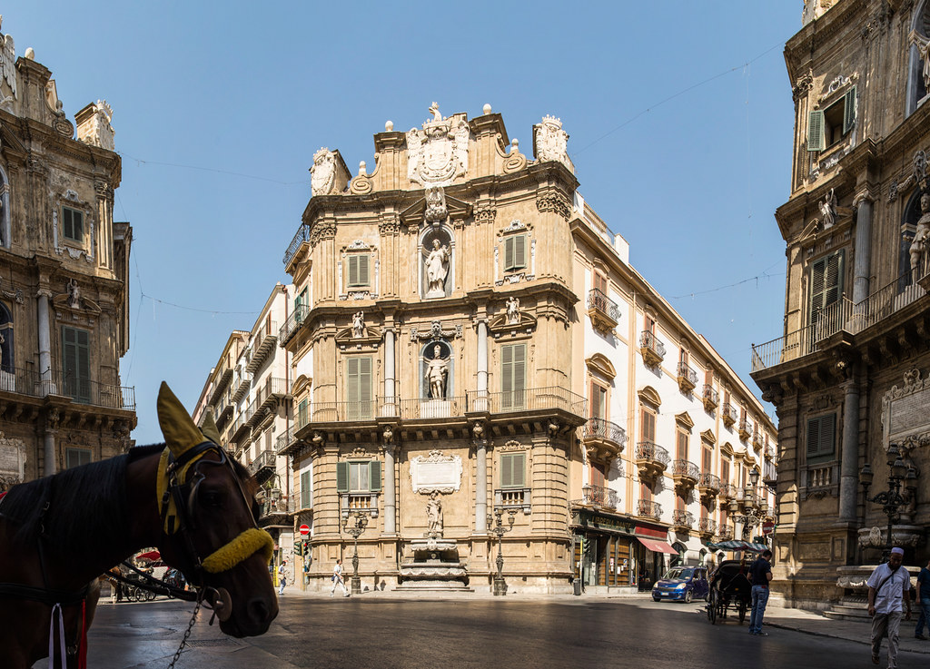 Quattro Canti, Calles de Palermo Sicilia 2013 Fernando García