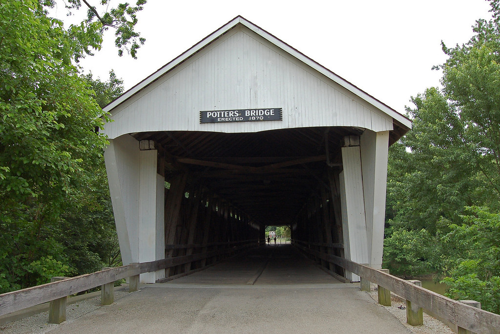 Indiana, Hamilton County, Potter's Covered Bridge (11,101)… Flickr