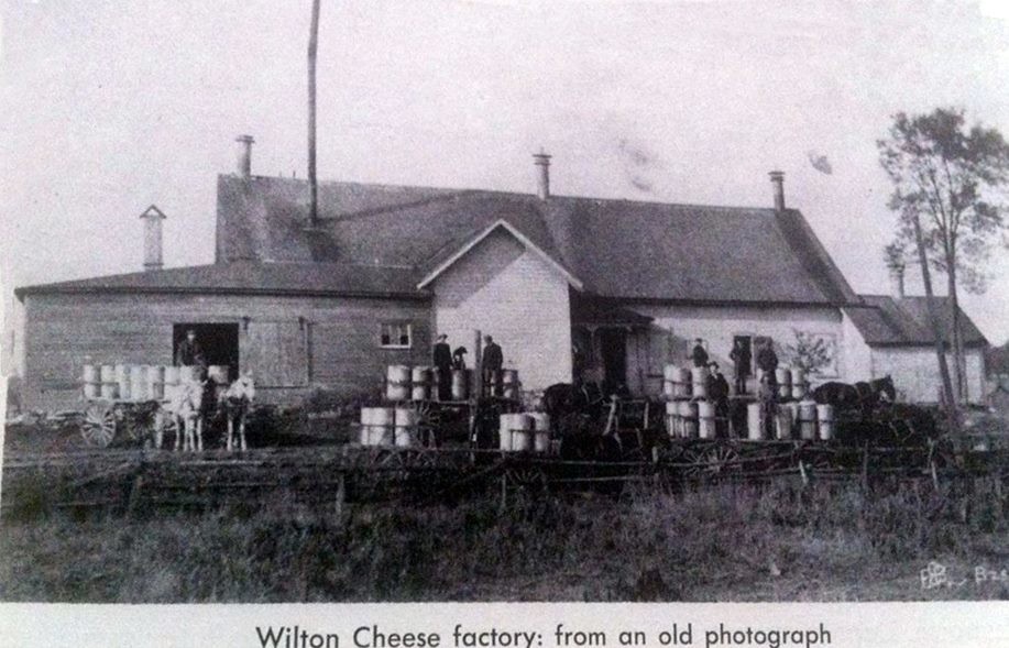 Wilton Cheese factory 1890s Flickr
