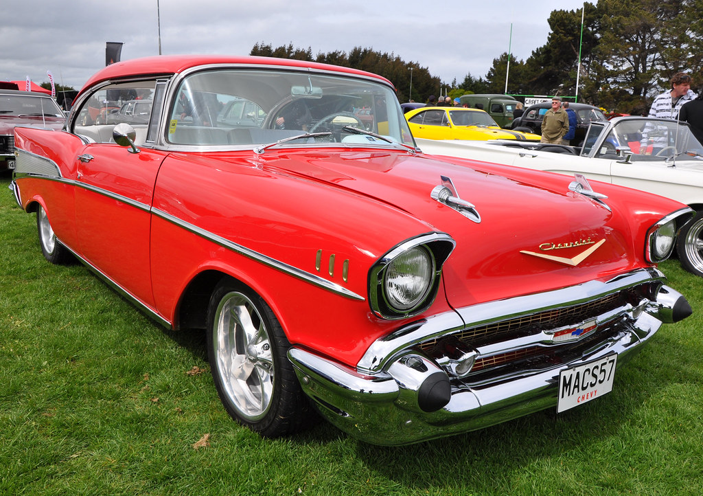 8. 1957 Chevrolet Belair 2dr Hardtop 2011 Riverton Car Sho… Flickr