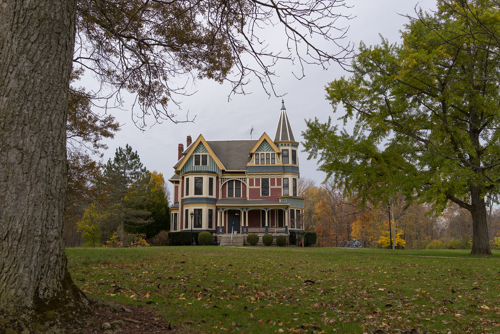 Autumn in Oberlin Johnson House, Oberlin College Edsel Little Flickr