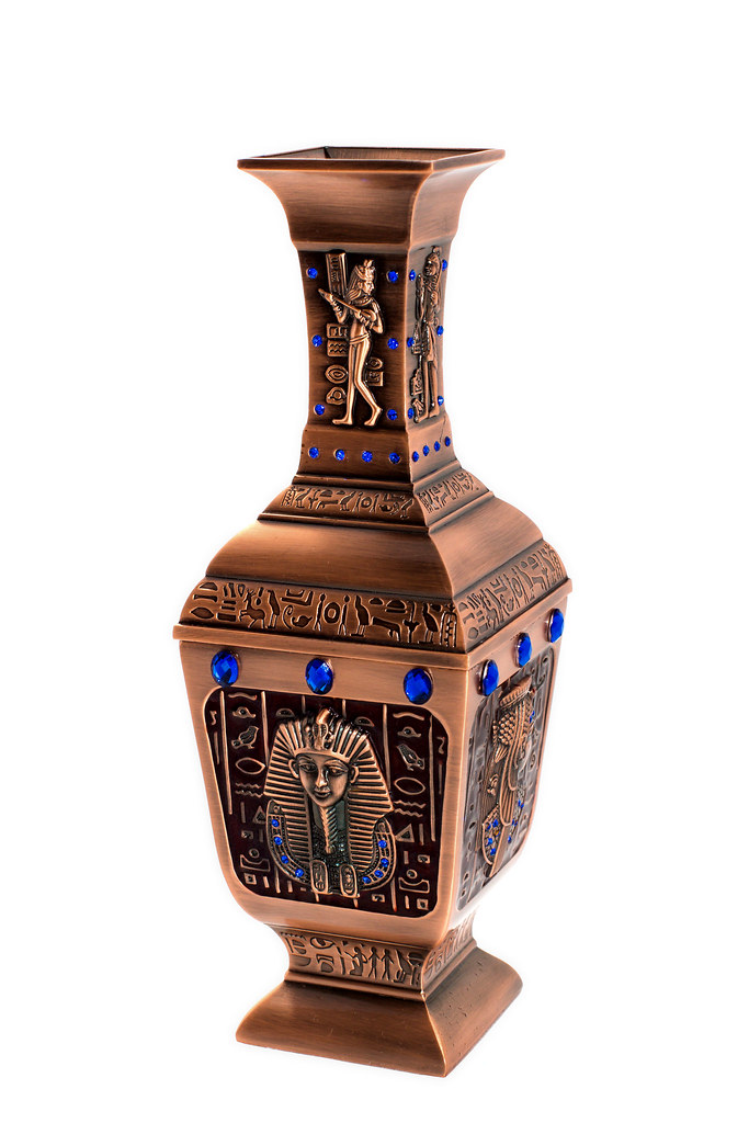 copper egyptian vase for flowers copper egyptian vase for … Flickr