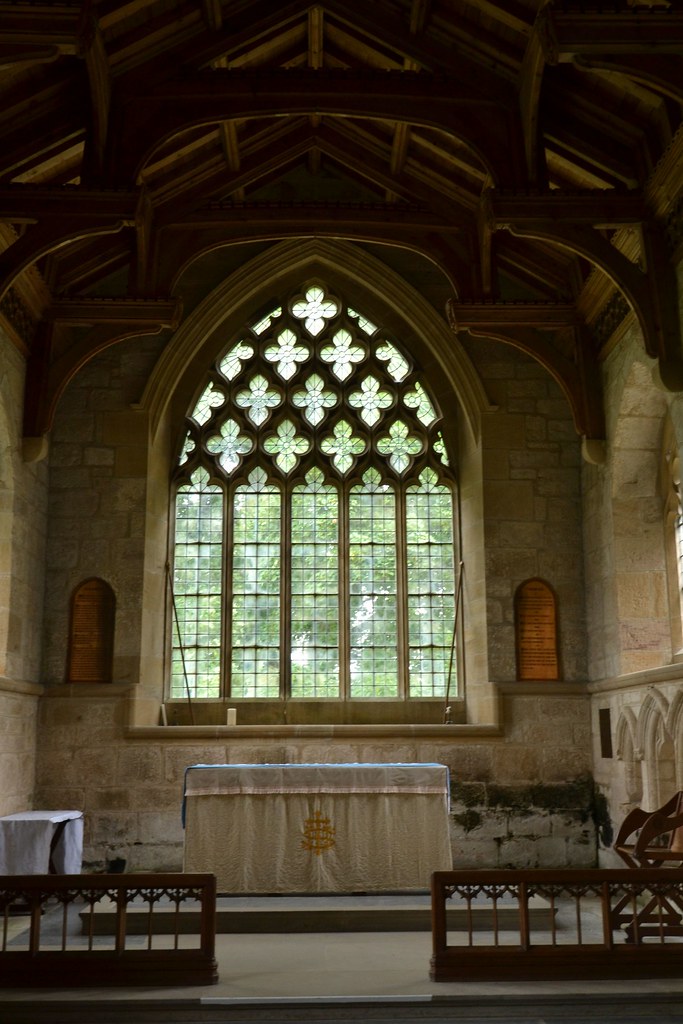 St Wilfrid's Church, Kirkharle, Altar Lorrainec55 Flickr