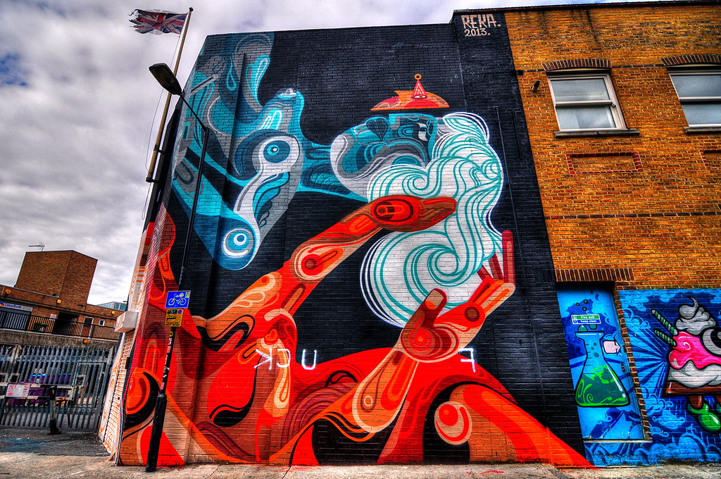 Smells Like Picasso Graffiti Street Art Old Street Lond… James