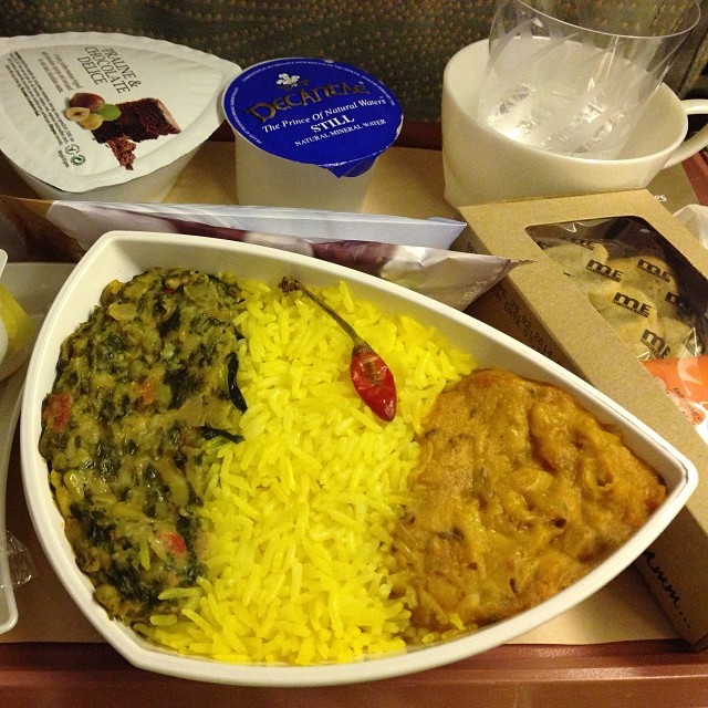 Colours of the Indian flag Emirates Economy Asian Vegetar… Flickr