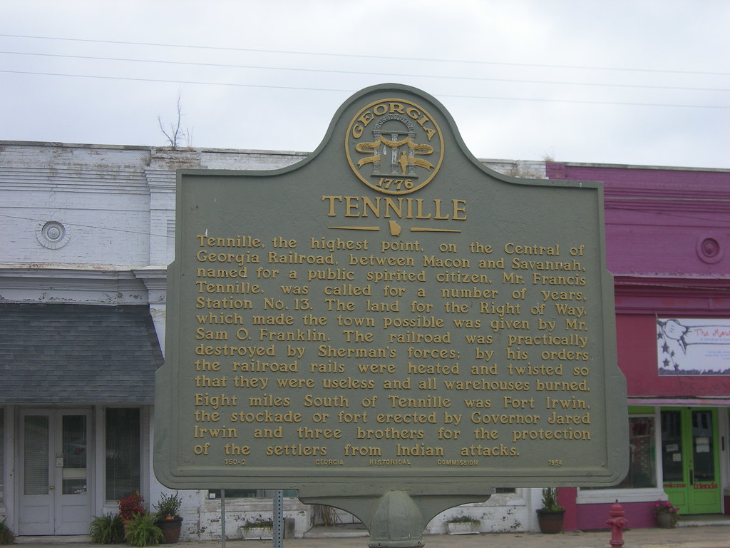 Tennille Historic Marker Tennille, Jimmy Emerson, DVM Flickr