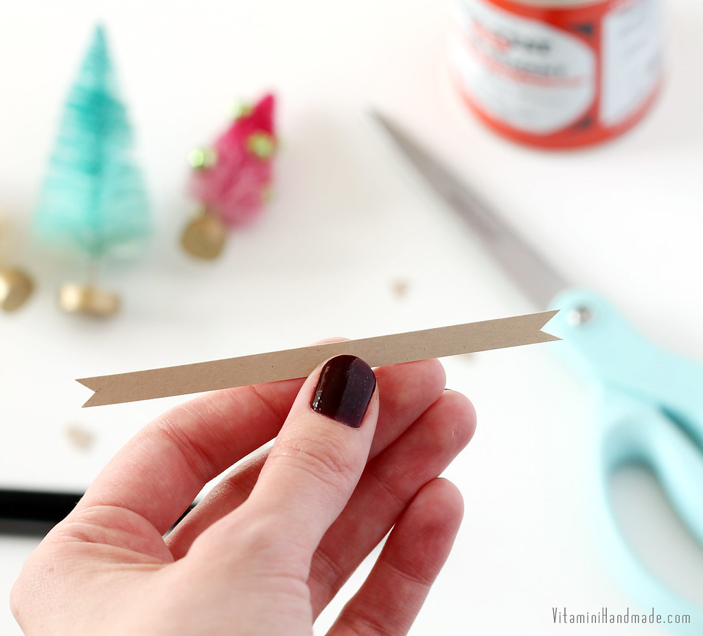 Bottle Brush Tree Gift Toppers by Flickr