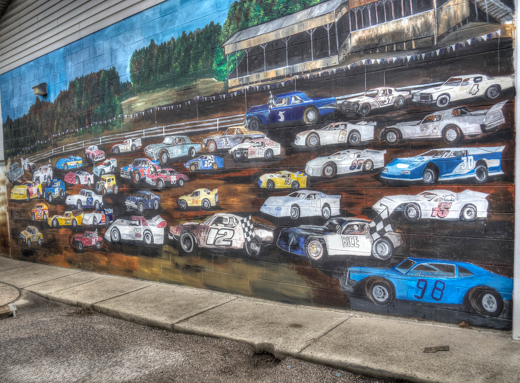 Legendary Pennsboro Speedway Mural in Pennsboro, WV Flickr