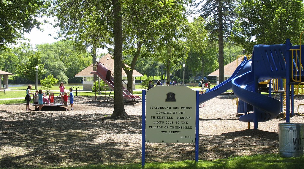Playground Equipment in Village Park, Thiensville This pho… Flickr