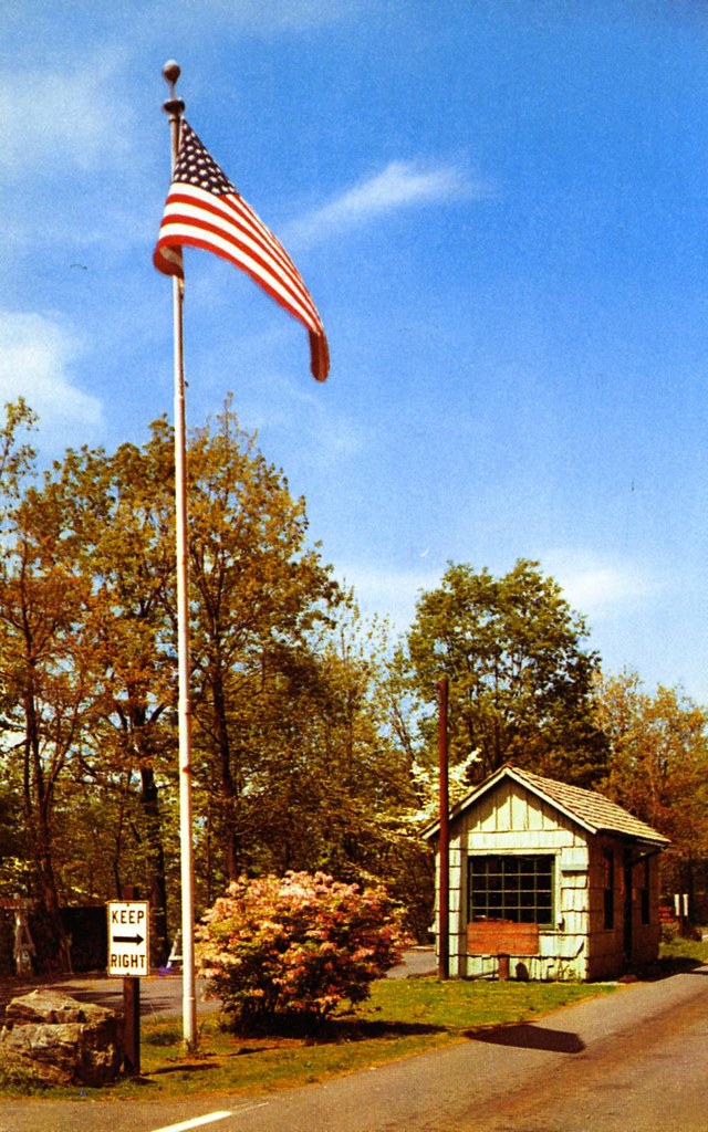 Entrance Station at Rockfish Gap Skyline Drive Shenandoah National Park