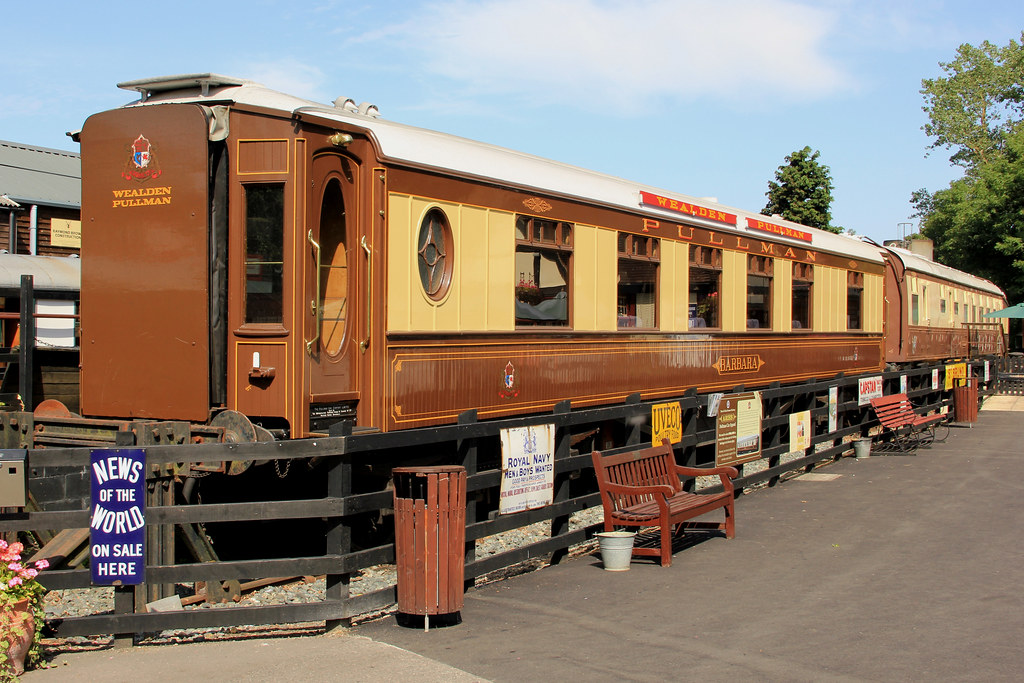 Pullman carriage “Barbara”, Tenterden railway station. 201… Flickr