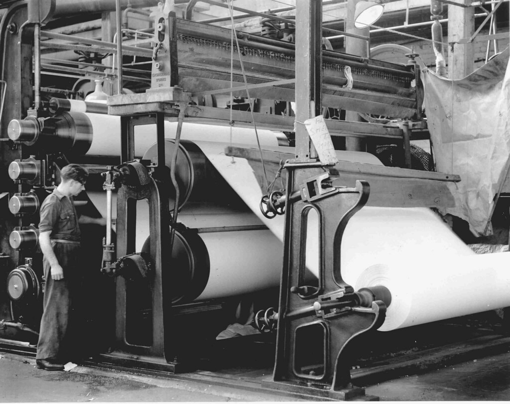 Fourdrinier Paper Machine (dry end) Frogmore Mill Flickr