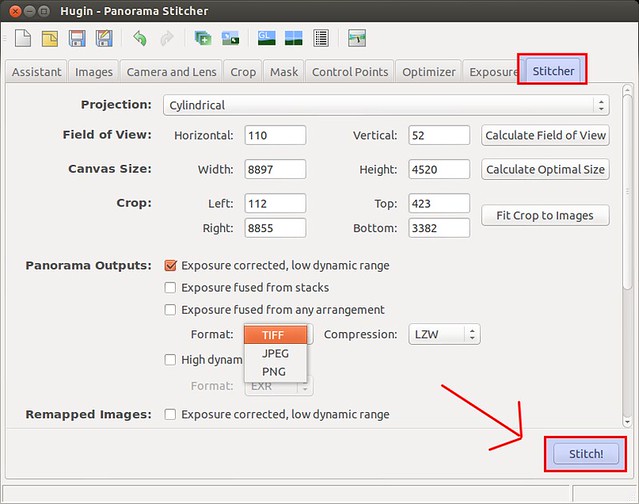 Stich Photos on Hugin How to stitch photos together on Lin… Flickr