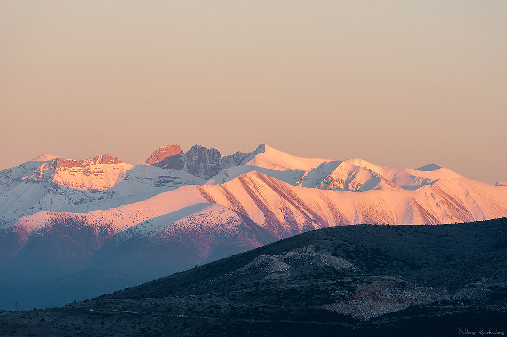 Olympus mountain Mount Olympus is located on the border of… Flickr