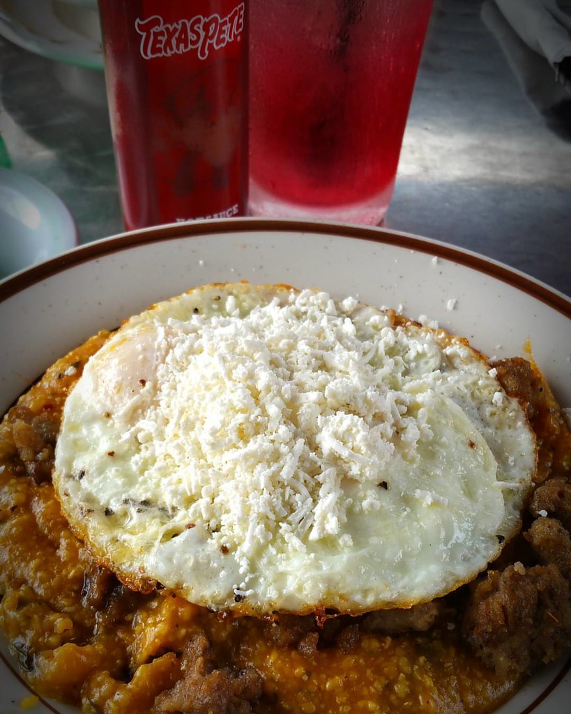 Special grit bowl from marysgourmetdiner and queenofallb… Flickr