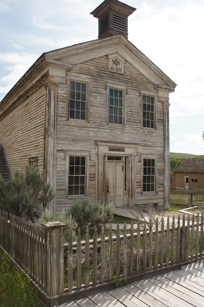 Masonic Lodge and School House The Bannack Historic Lodge … Flickr
