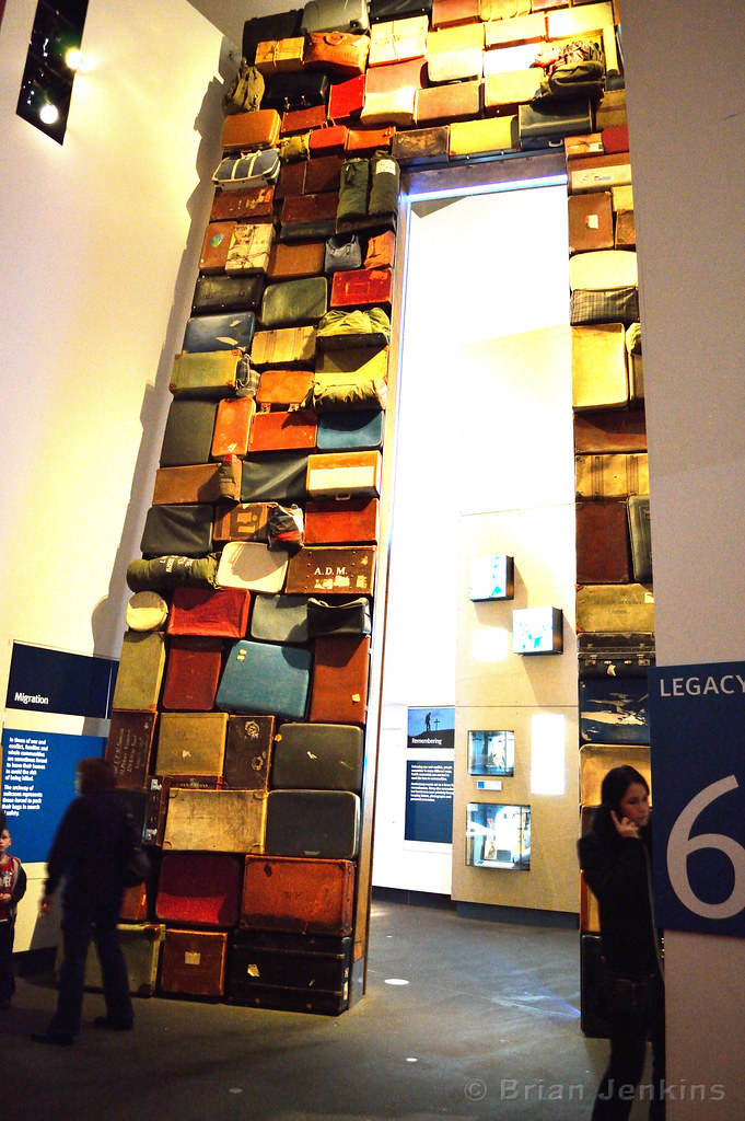 Suitcase Display IWM North, Salford, Manchester, UK Bri_J Flickr