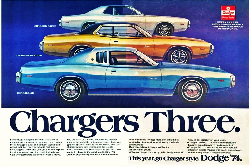 1974 Dodge Charger Ad Denise Rick Flickr