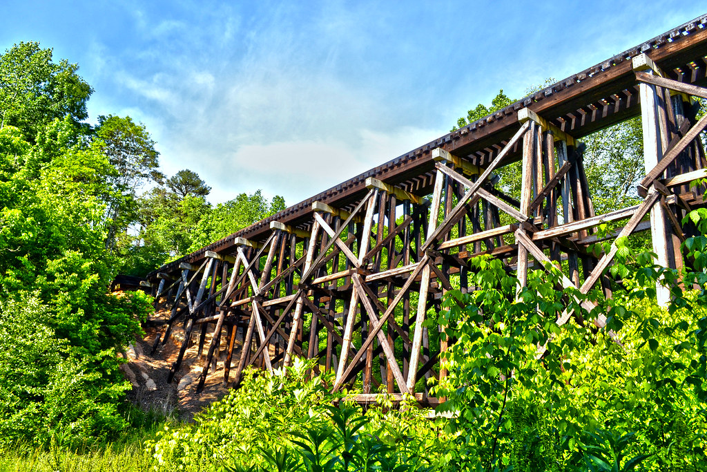 Train Trestle, Cooleemee NC, Davie County a photo on Flickriver