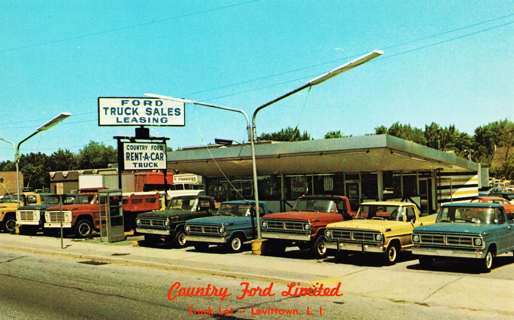 Country Ford Limited, Levittown, L. I., New York, 1972 Flickr