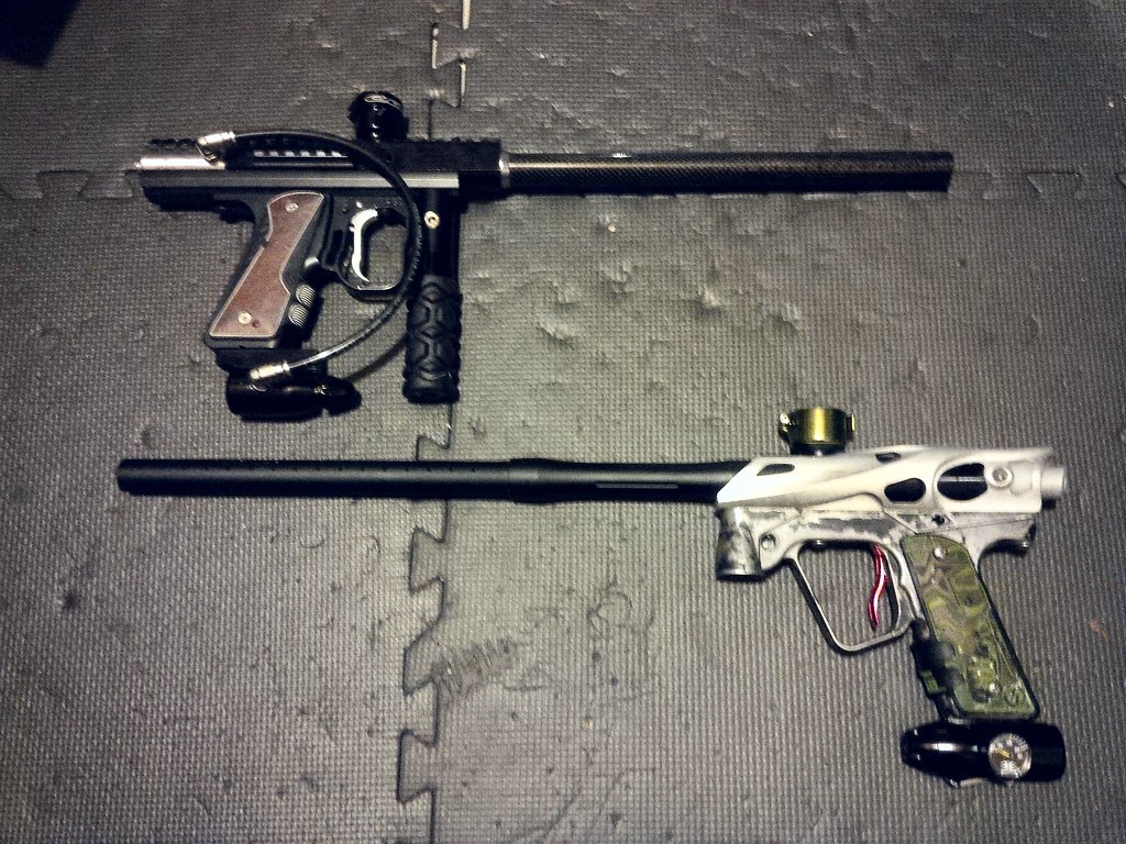 Mechanical semiautomatic paintball markers body { fontfa… Flickr