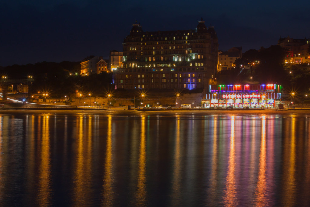 Grand Hotel at Scarborough at Night.jpg Photograph taken f… Flickr