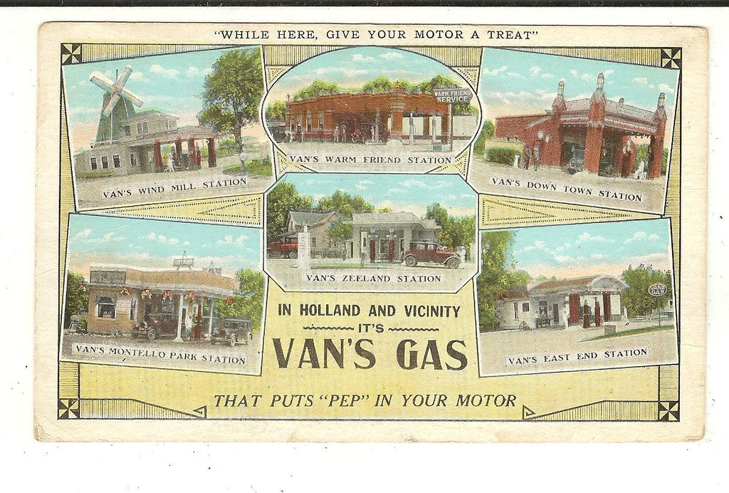 Van's gas stations, Holland, Michigan. Wystan Flickr
