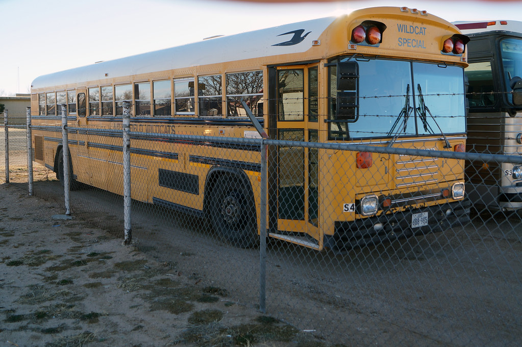 Littlefield Wildcats Blue Bird TC2000 RE S4 Littlefield I… Flickr