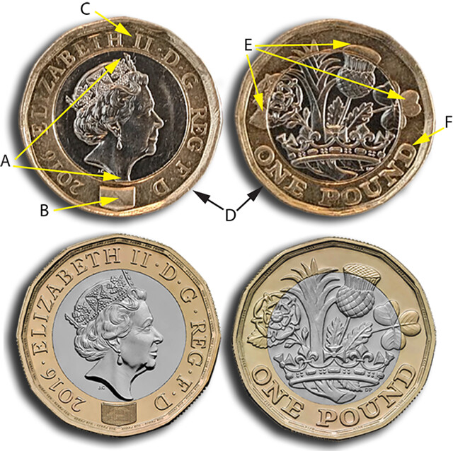 Counterfeitvsrealpoundlabeled Flickr