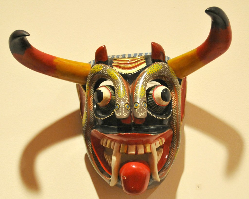 Devil Mask Mexico Michoacan The Purepecha mask makers of T… Flickr