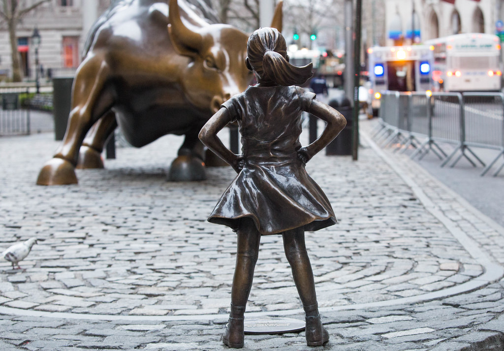 Fearless Girl Statue by Kristen Visbal New York City Wall … Flickr
