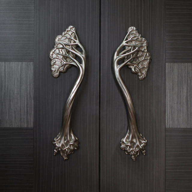 Unique Door Handles in Steel A New Spin on Hedgerow Flickr