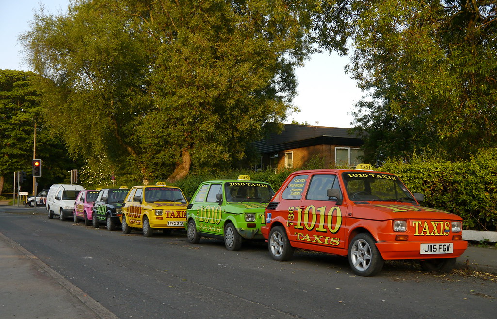 Salford Fiat 126 Taxi Advertising Fully Taxed (I checked) … Flickr