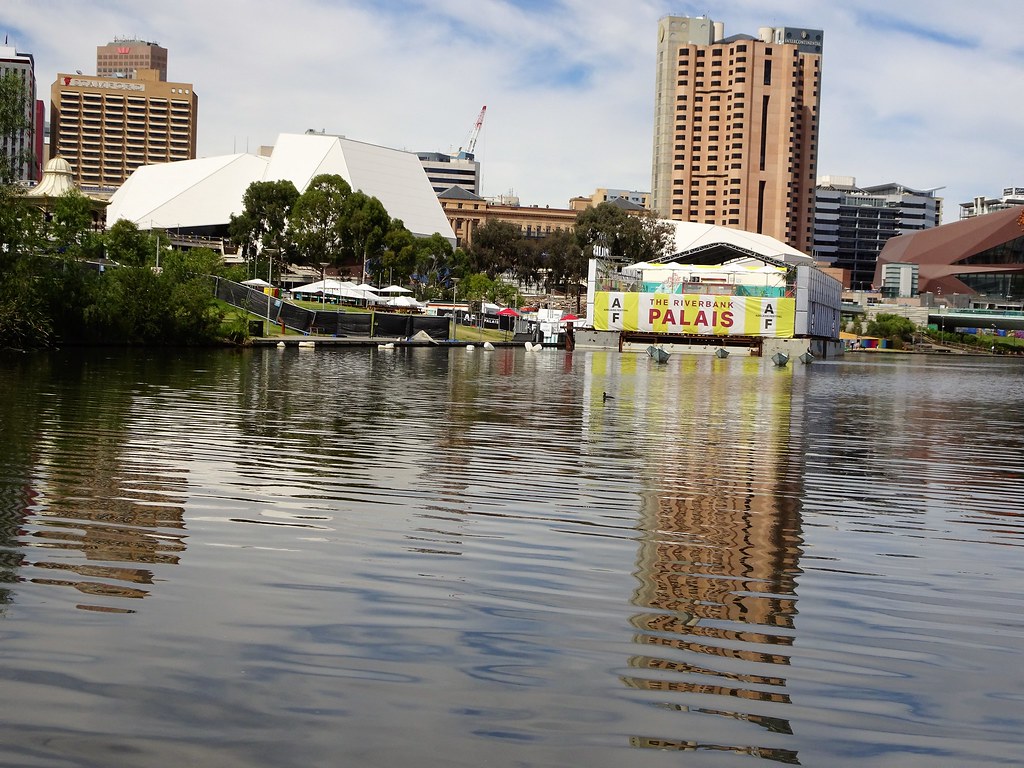 Adelaide. The River Torrens the Festival Centre and the Fe… Flickr