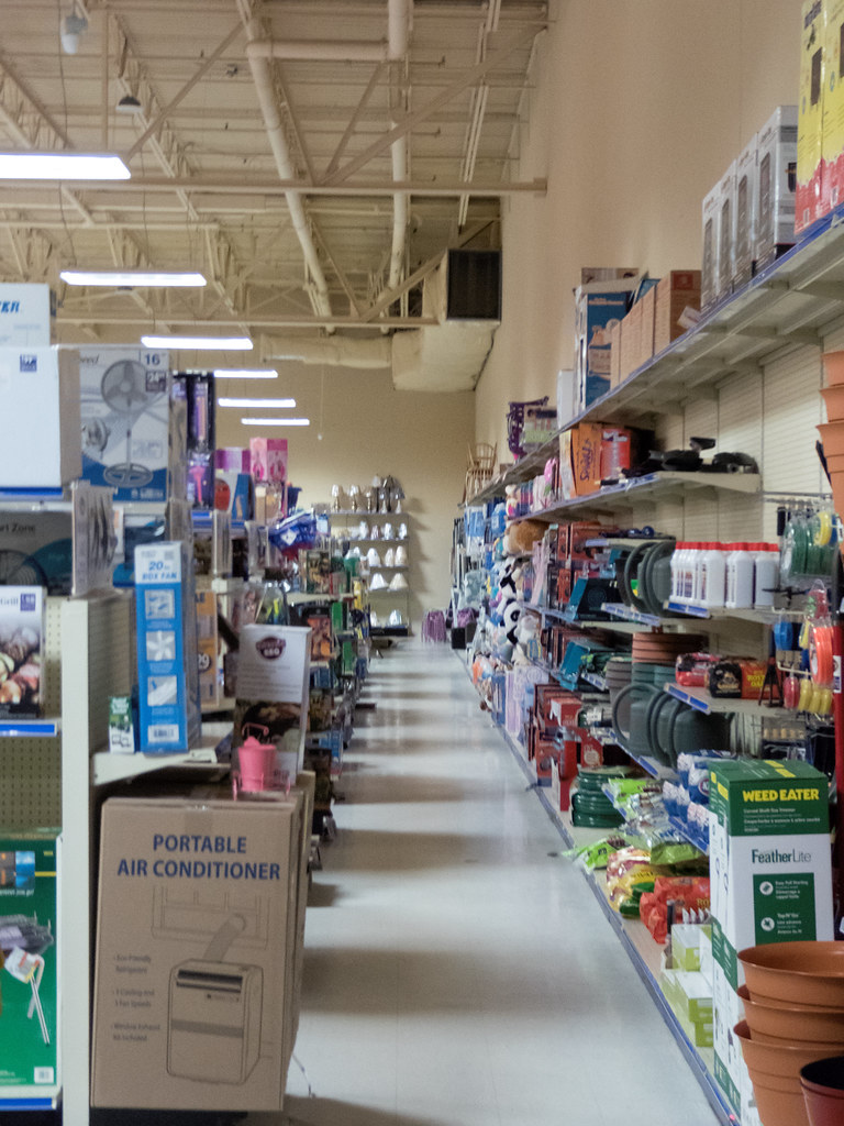 Wall Aisle... This Roses discount store opened on August 2… Flickr