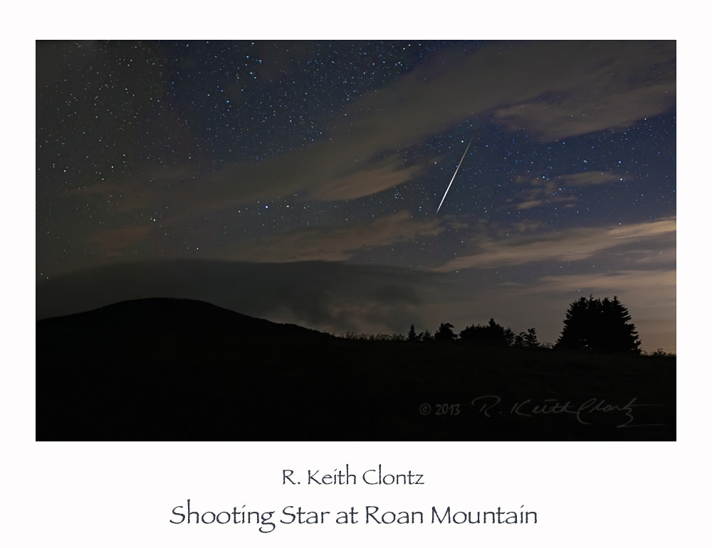 Shooting Star at Roan Mountain I went up to Roan Mountain … Flickr