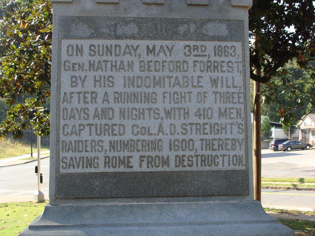 Base of Gen. Nathan Bedford ForrestRome, Ga. Myrtle Hil… Flickr