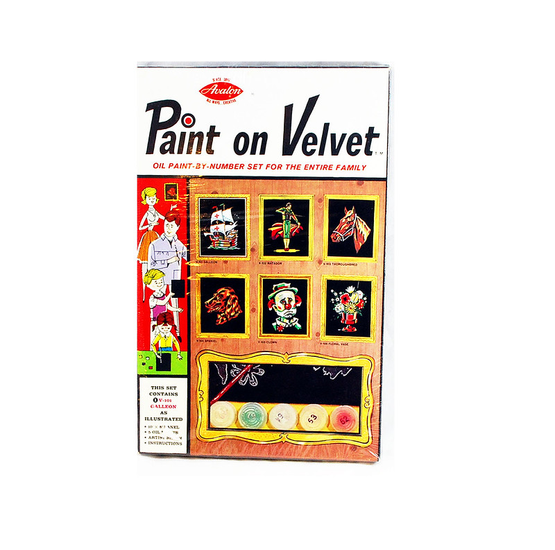 Velvet Paint By Number Kit Galleon Ship Free Shipping Flickr