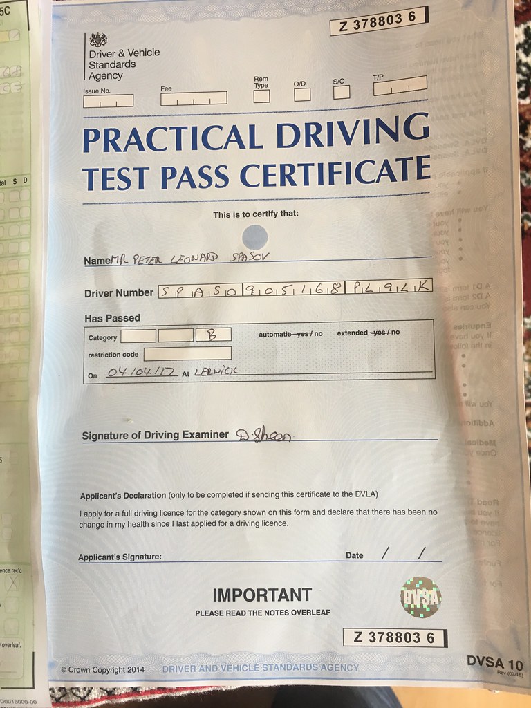 Passed my driving test! I passed my car driving test this … Flickr