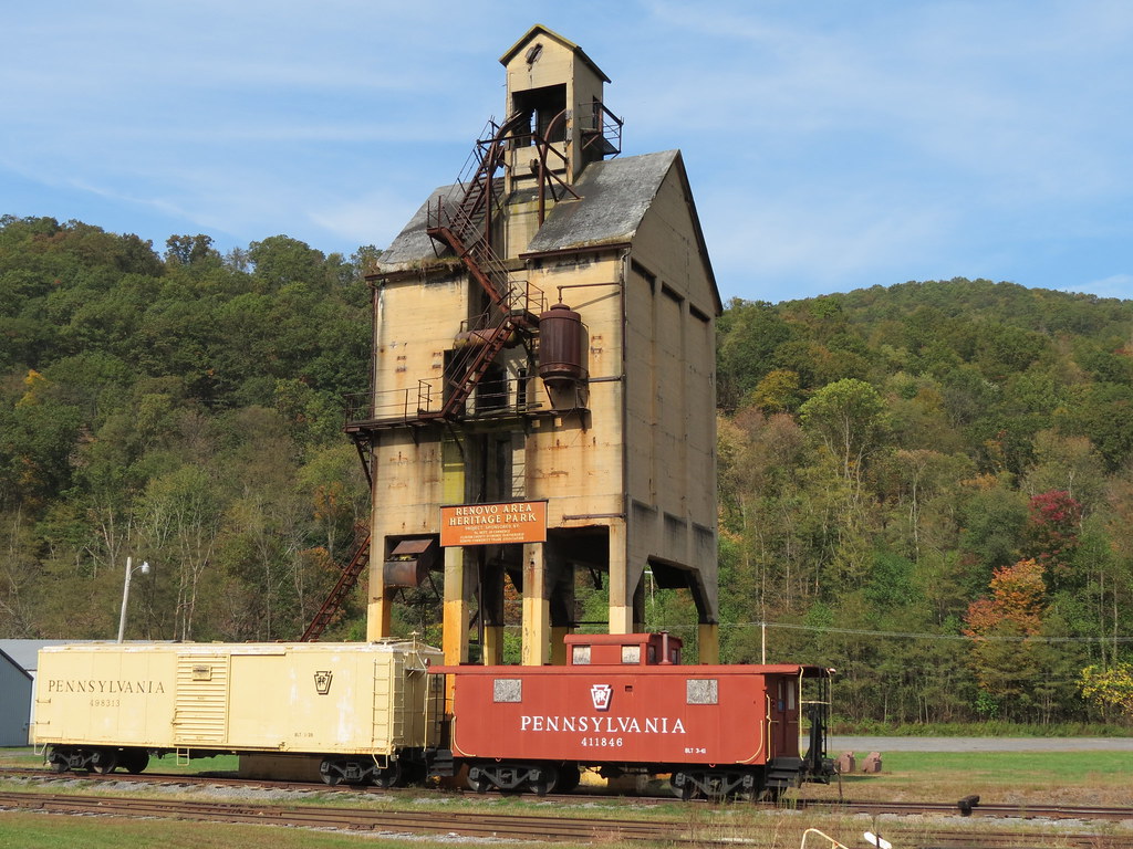 PRR Coaling Tower Renovo, PA Old PRR coaling tower still s… Flickr