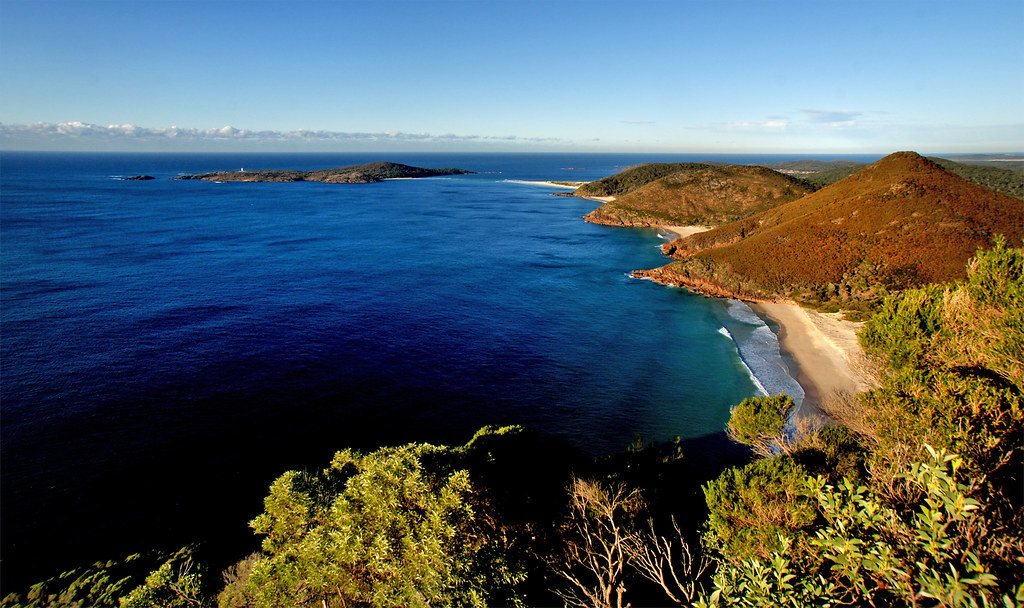 Tomaree Peninsula.Port Stephens NSW. Port Stephens is a na… Flickr