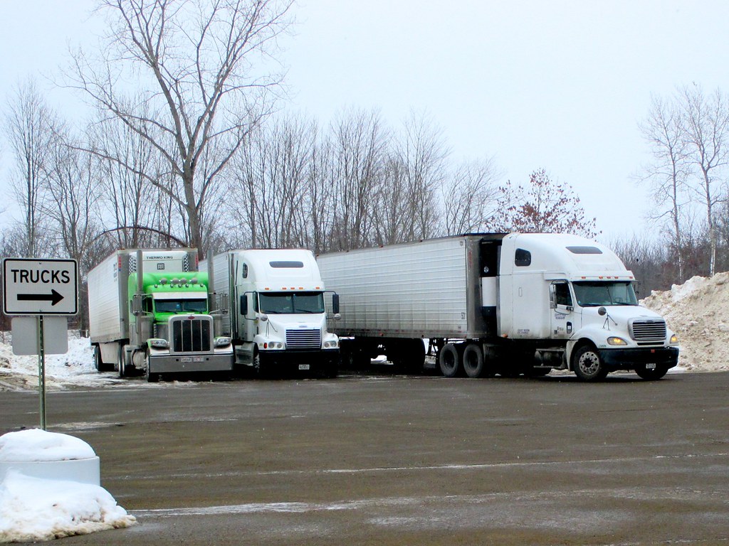 Whately Truck Stop, Park 'Em, Folks A genuine truck stop l… Flickr