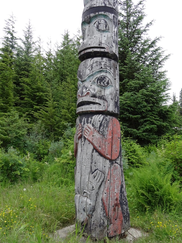 One of the world's tallest totem poles, Kake, AK Cecilia Cotton Flickr