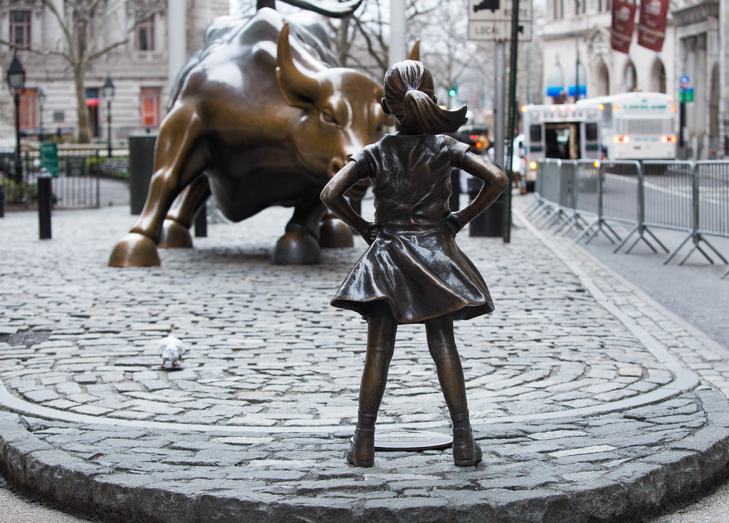 Fearless Girl Statue by Kristen Visbal New York City Wall … Flickr