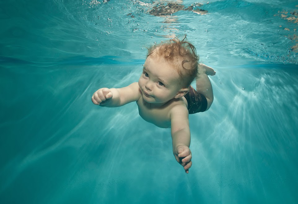 Our little water baby Photo from London Baby Swim Flickr