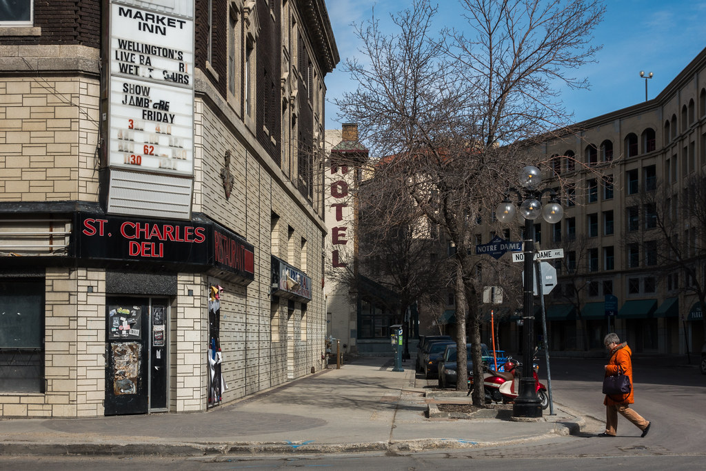 Notre Dame Notre Dame Avenue, Winnipeg, Manitoba. Bryan Scott Flickr