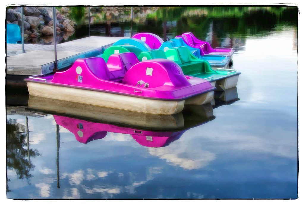 Paddle Boats Centennial Lakes in Edina Forrest Pearson Flickr
