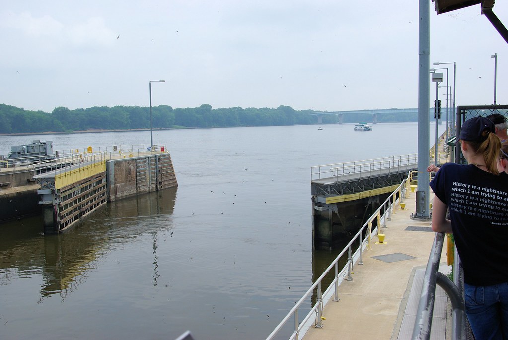 Lock and Dam No. 7, Upper Mississippi River, Minnesota sid… Flickr