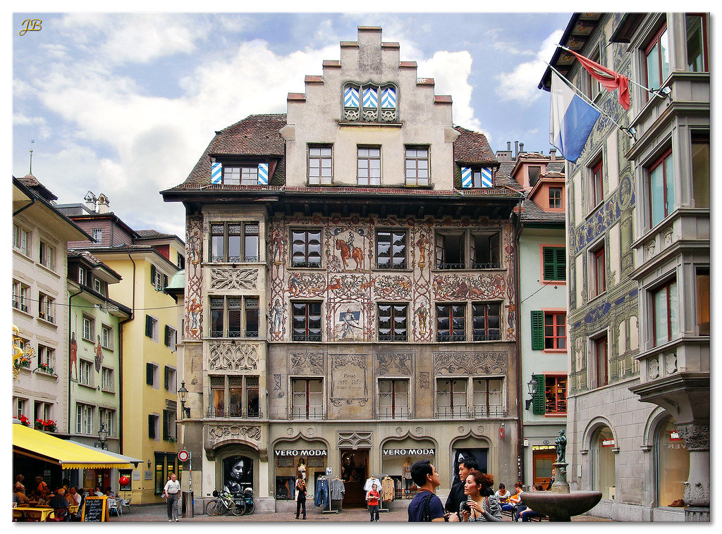 Switzerland_Lucerne_Historical House from 1477 Sept 2010 … Flickr