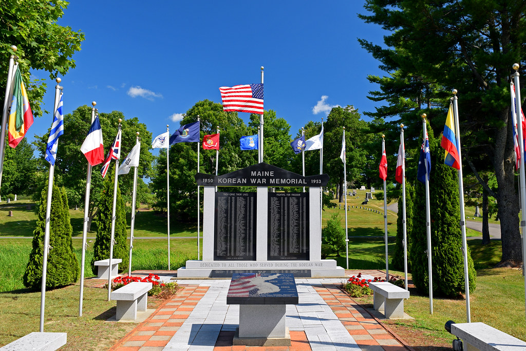 Korean War Memorial Korean War Memorial in Bangor, Maine. Scott